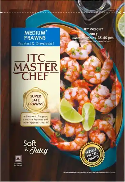 ITC Master Chef Medium Prawns 200g